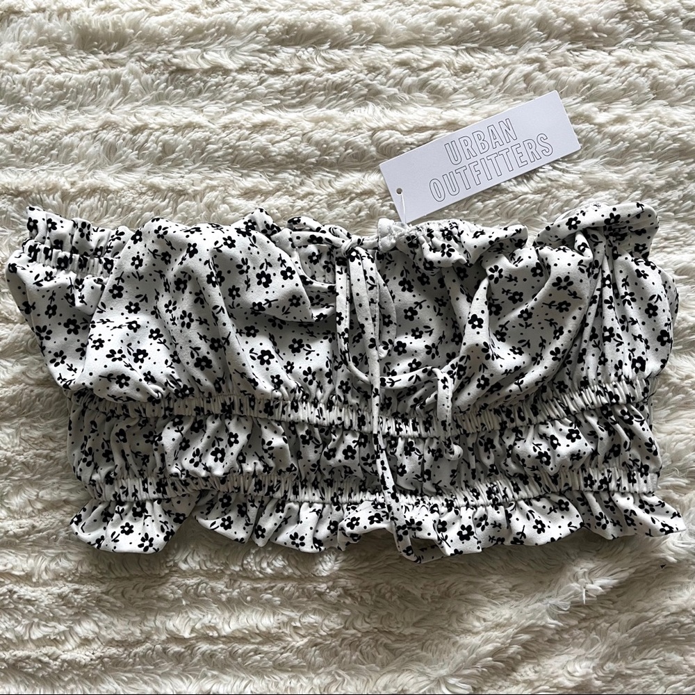 Floral tube top